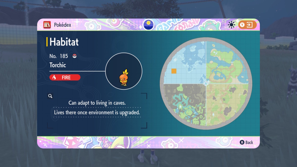 Pokemon SV DLC Torchic location